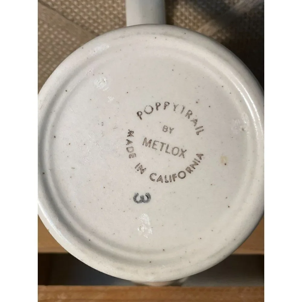 Vintage Creamer Provincial Fruit Green by METLOX POPPYTRAIL VERNON